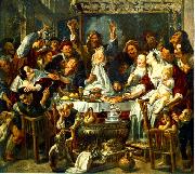 JORDAENS, Jacob The King Drinks sf oil painting